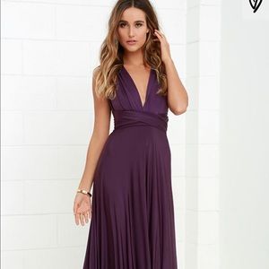NWT Lulus Always Stunning Convertible Maxi Dress